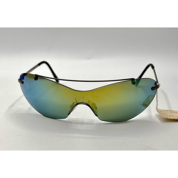 WOMENS MULTI PRE-LOVED VERSACE Y2K AVIATOR-FRAME METAL SUNGLASSES - Picture 1 of 10